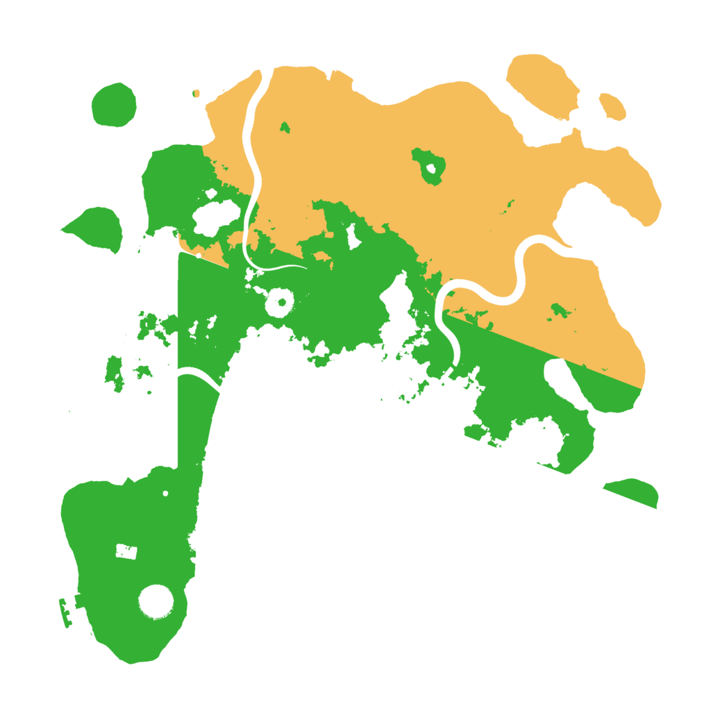 Biome Rust Map: Procedural Map, Size: 3650, Seed: 10890067