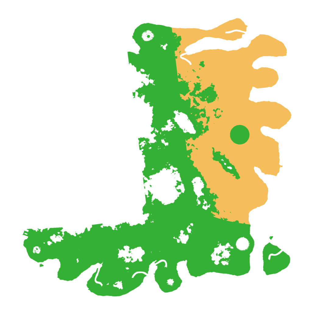 Biome Rust Map: Procedural Map, Size: 4242, Seed: 1066