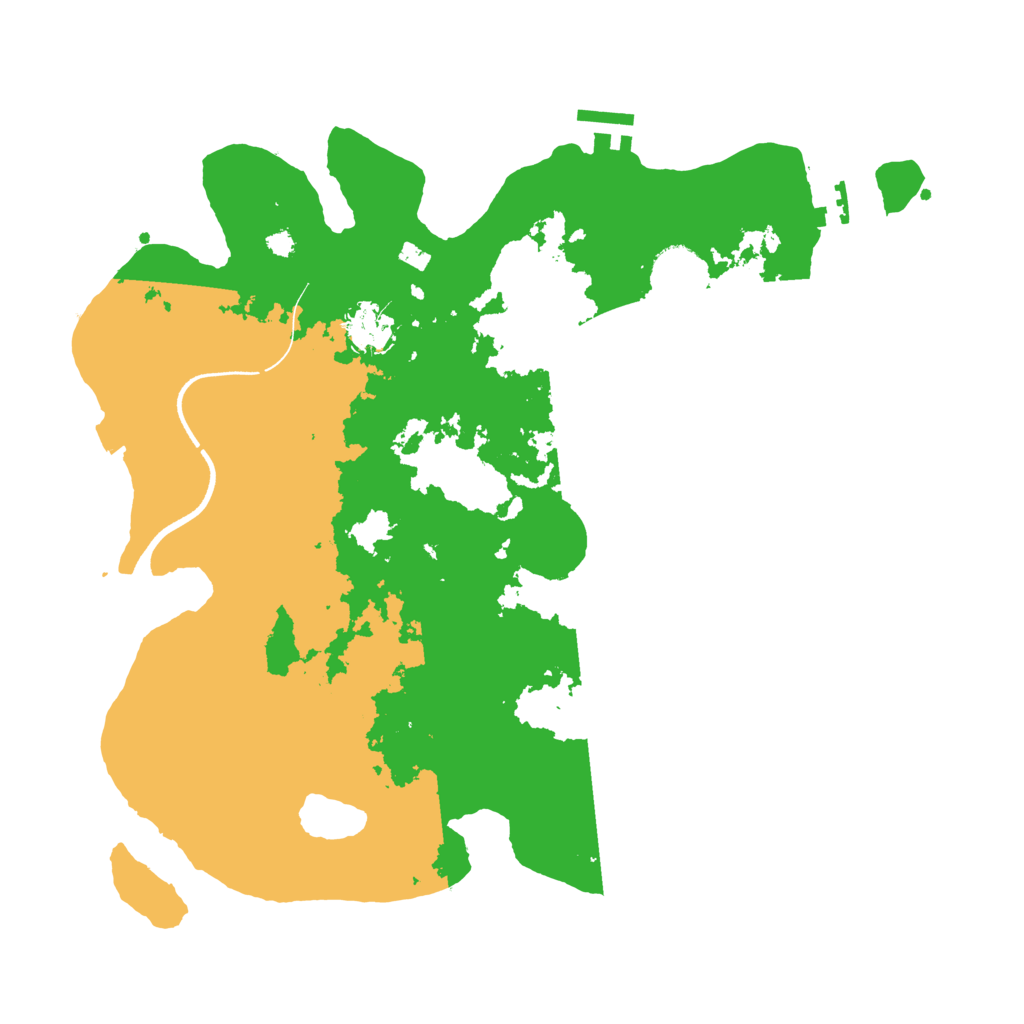 Biome Rust Map: Procedural Map, Size: 3650, Seed: 81432361