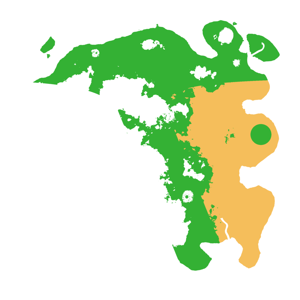 Biome Rust Map: Procedural Map, Size: 3800, Seed: 20730090