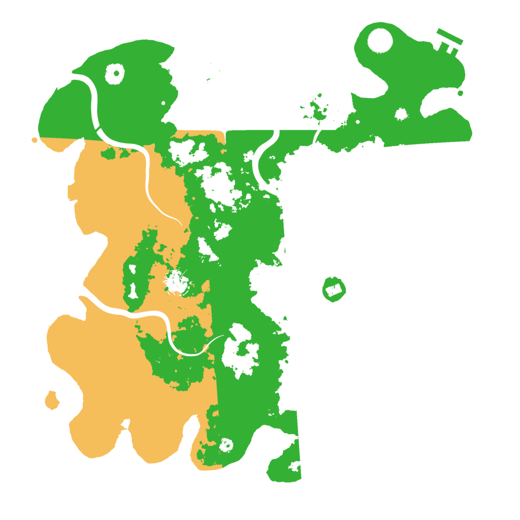 Biome Rust Map: Procedural Map, Size: 3800, Seed: 20517087