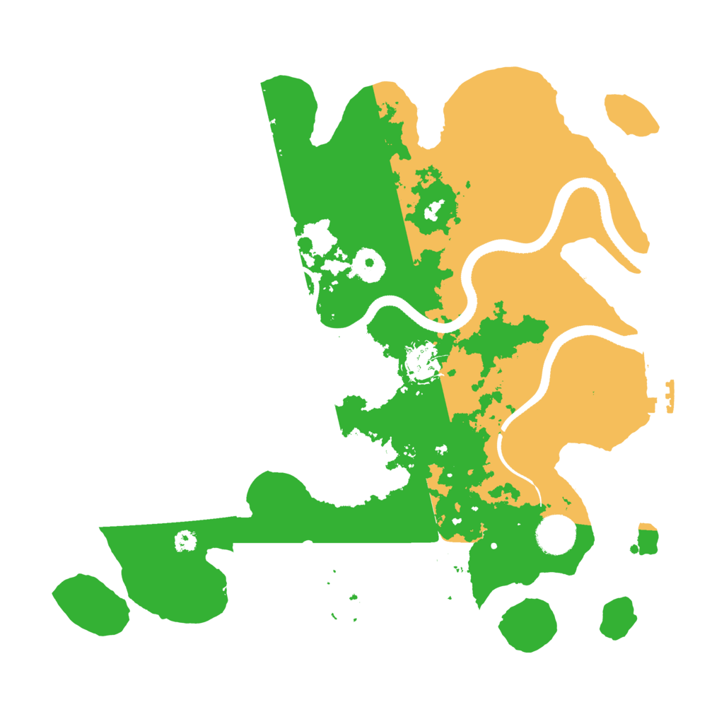 Biome Rust Map: Procedural Map, Size: 3300, Seed: 1516529888