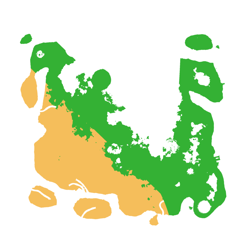 Biome Rust Map: Procedural Map, Size: 3450, Seed: 99216828