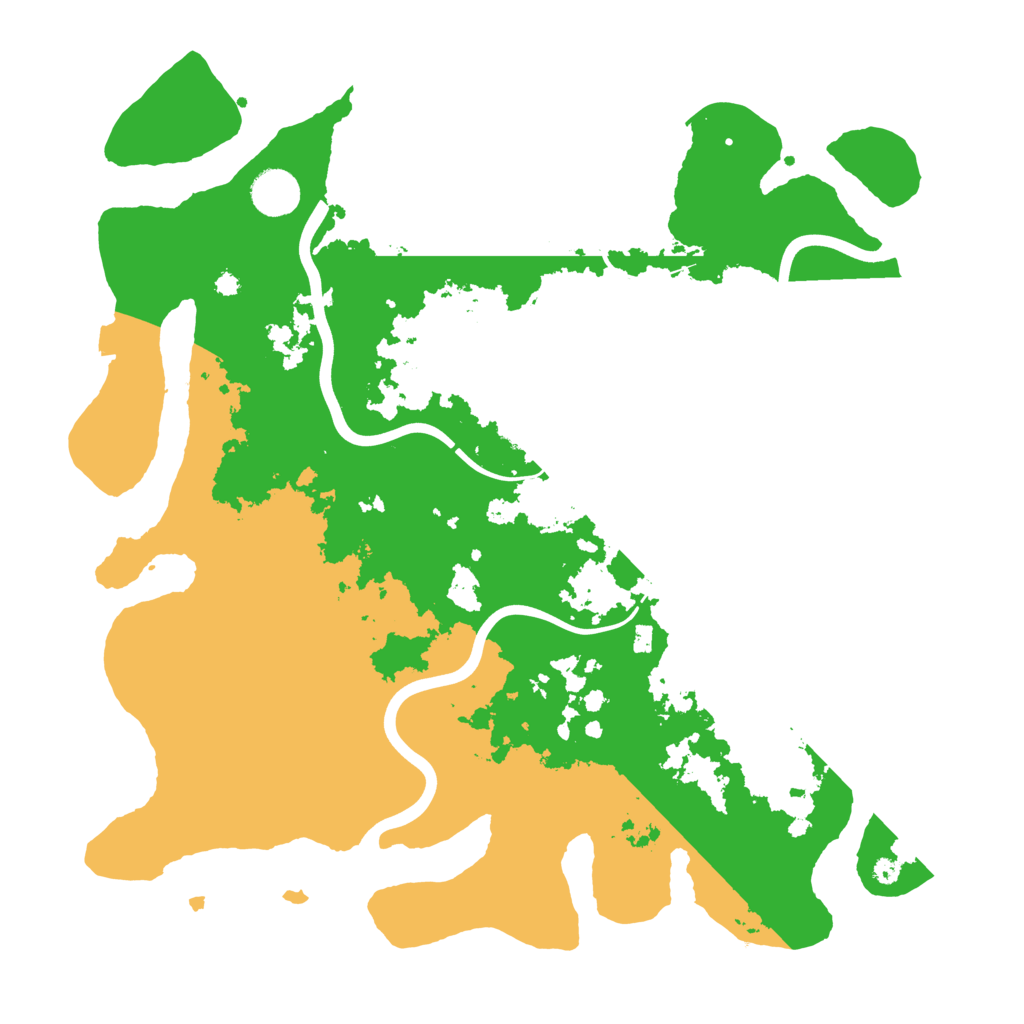Biome Rust Map: Procedural Map, Size: 3950, Seed: 58049151