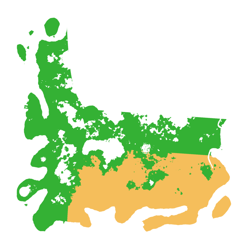 Biome Rust Map: Procedural Map, Size: 4500, Seed: 1282236822