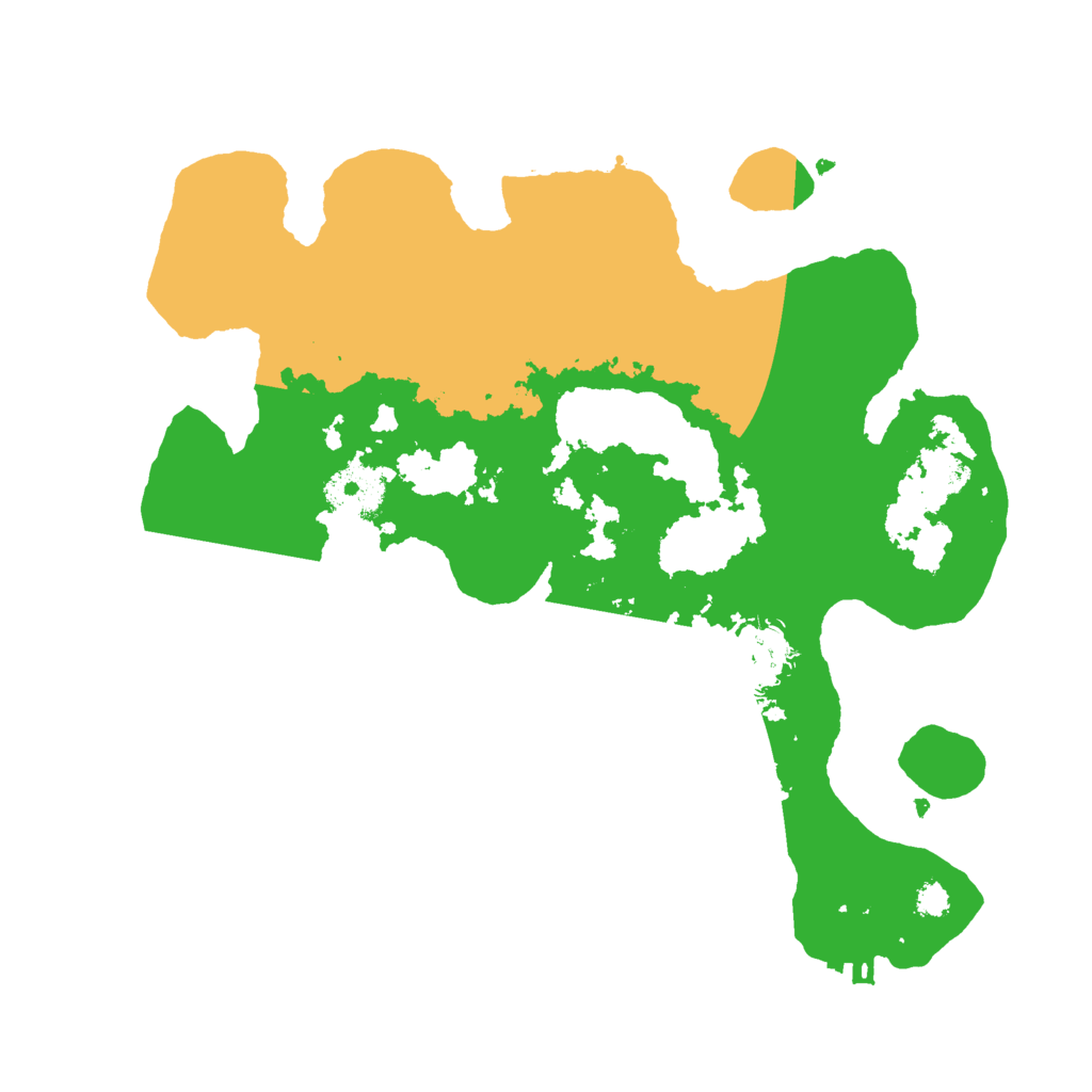 Biome Rust Map: Procedural Map, Size: 3000, Seed: 25189