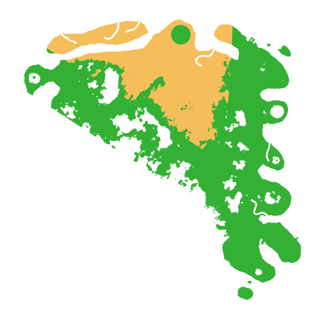 Biome Rust Map: Procedural Map, Size: 4300, Seed: 44370697