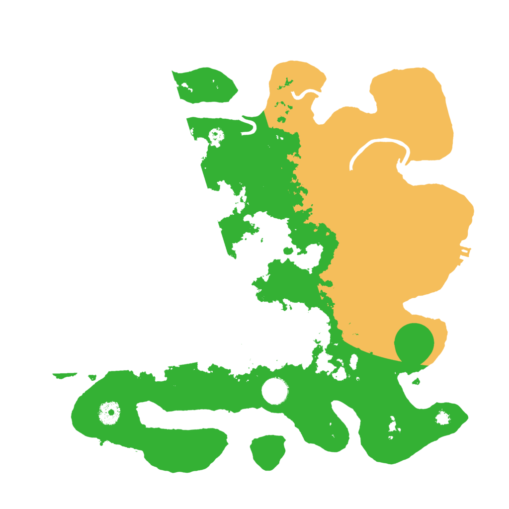 Biome Rust Map: Procedural Map, Size: 3400, Seed: 85770412