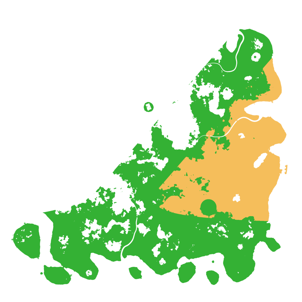 Biome Rust Map: Procedural Map, Size: 5000, Seed: 557641943