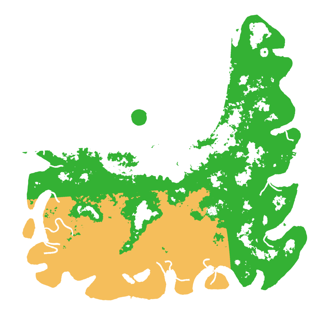 Biome Rust Map: Procedural Map, Size: 5500, Seed: 1193290