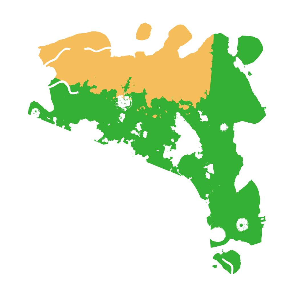 Biome Rust Map: Procedural Map, Size: 3500, Seed: 1803848265