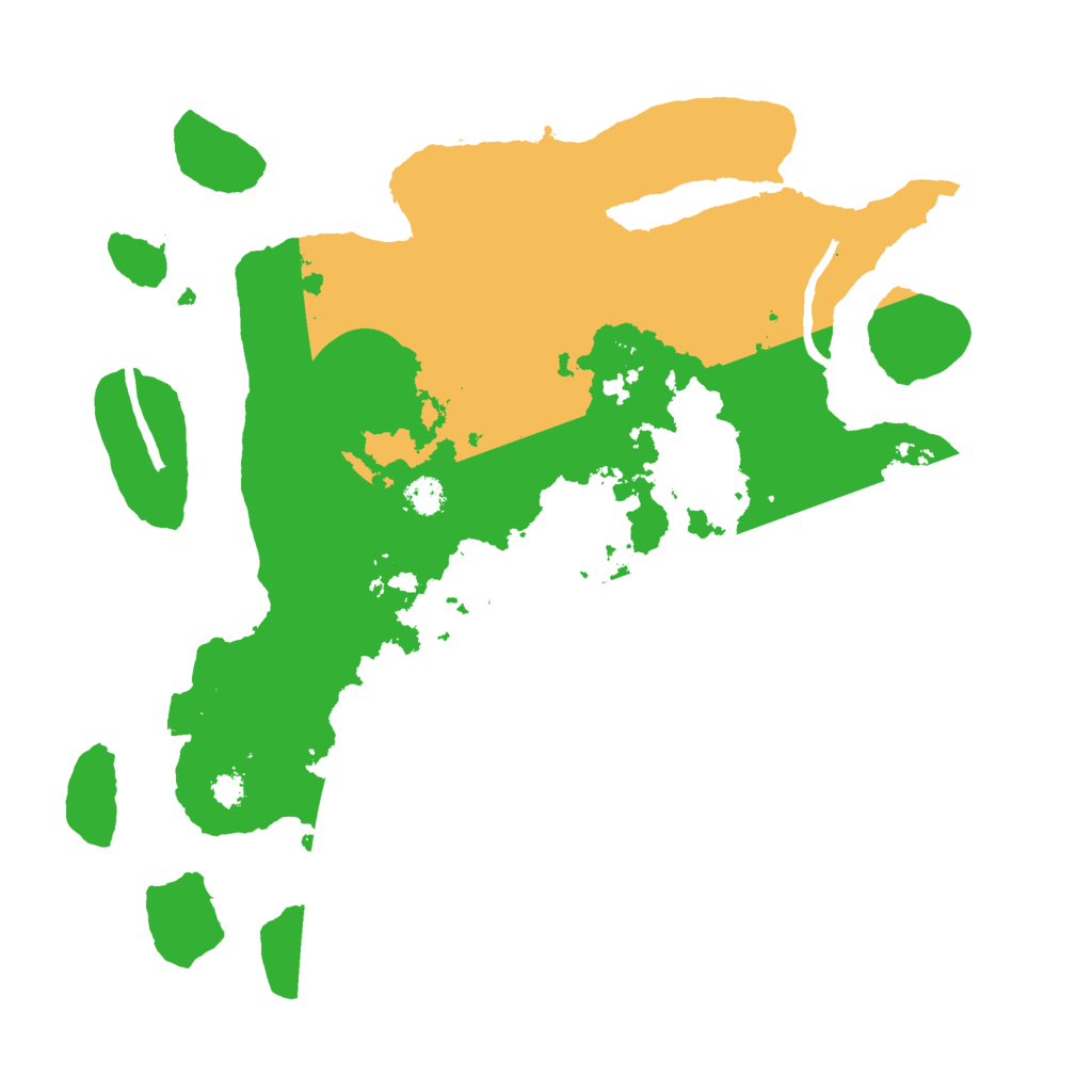 Biome Rust Map: Procedural Map, Size: 3000, Seed: 610149297