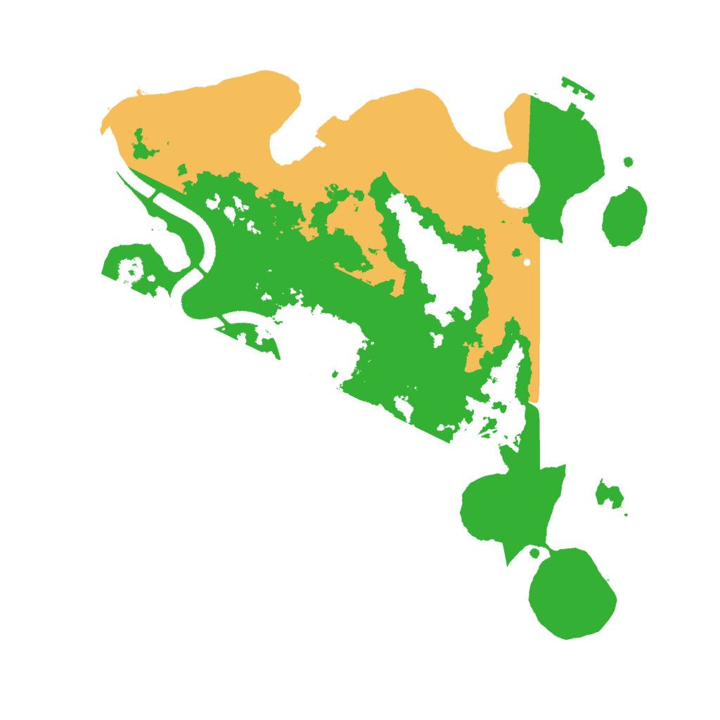 Biome Rust Map: Procedural Map, Size: 2950, Seed: 166589