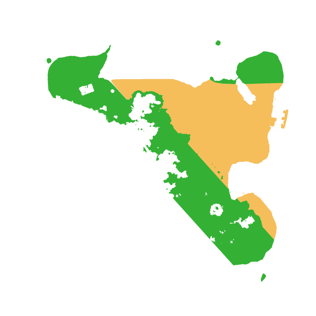 Biome Rust Map: Procedural Map, Size: 2500, Seed: 403864112