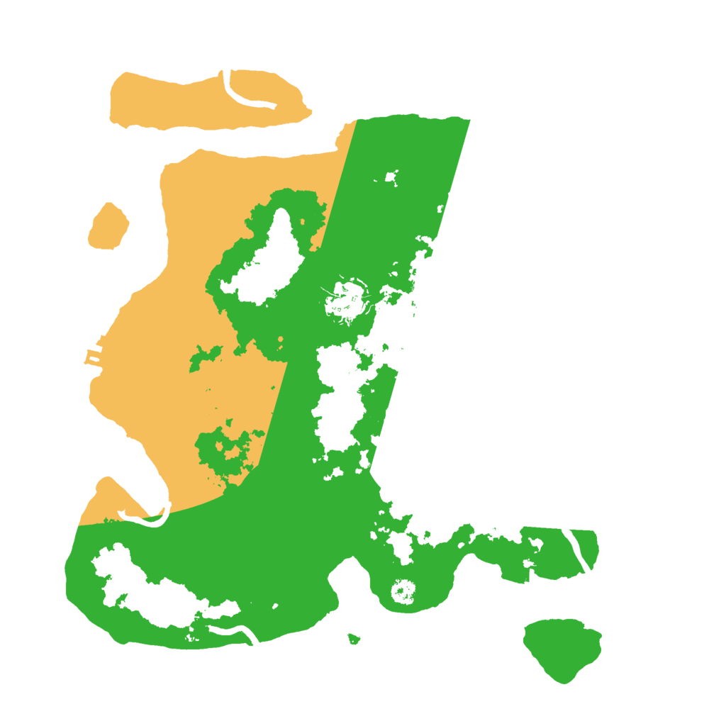 Biome Rust Map: Procedural Map, Size: 3000, Seed: 9952165
