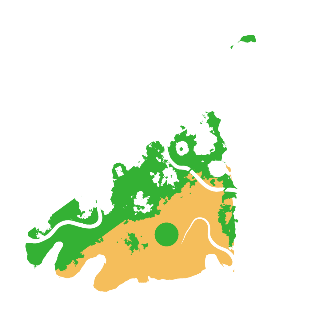 Biome Rust Map: Procedural Map, Size: 3500, Seed: 15639948