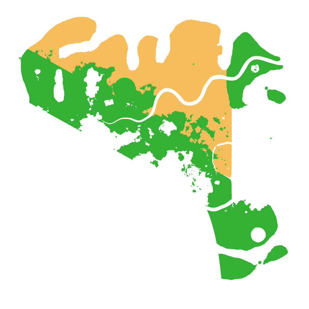 Biome Rust Map: Procedural Map, Size: 3800, Seed: 15479181