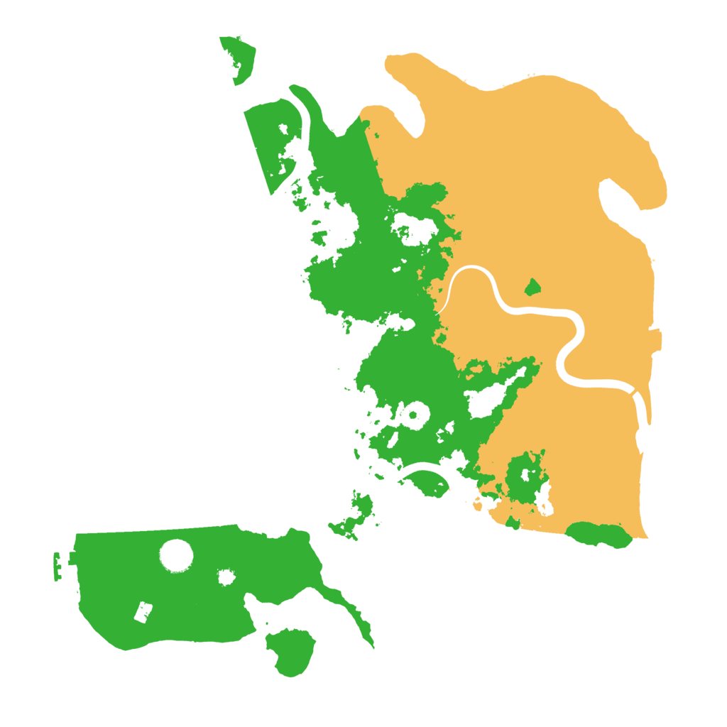 Biome Rust Map: Procedural Map, Size: 3850, Seed: 57004238