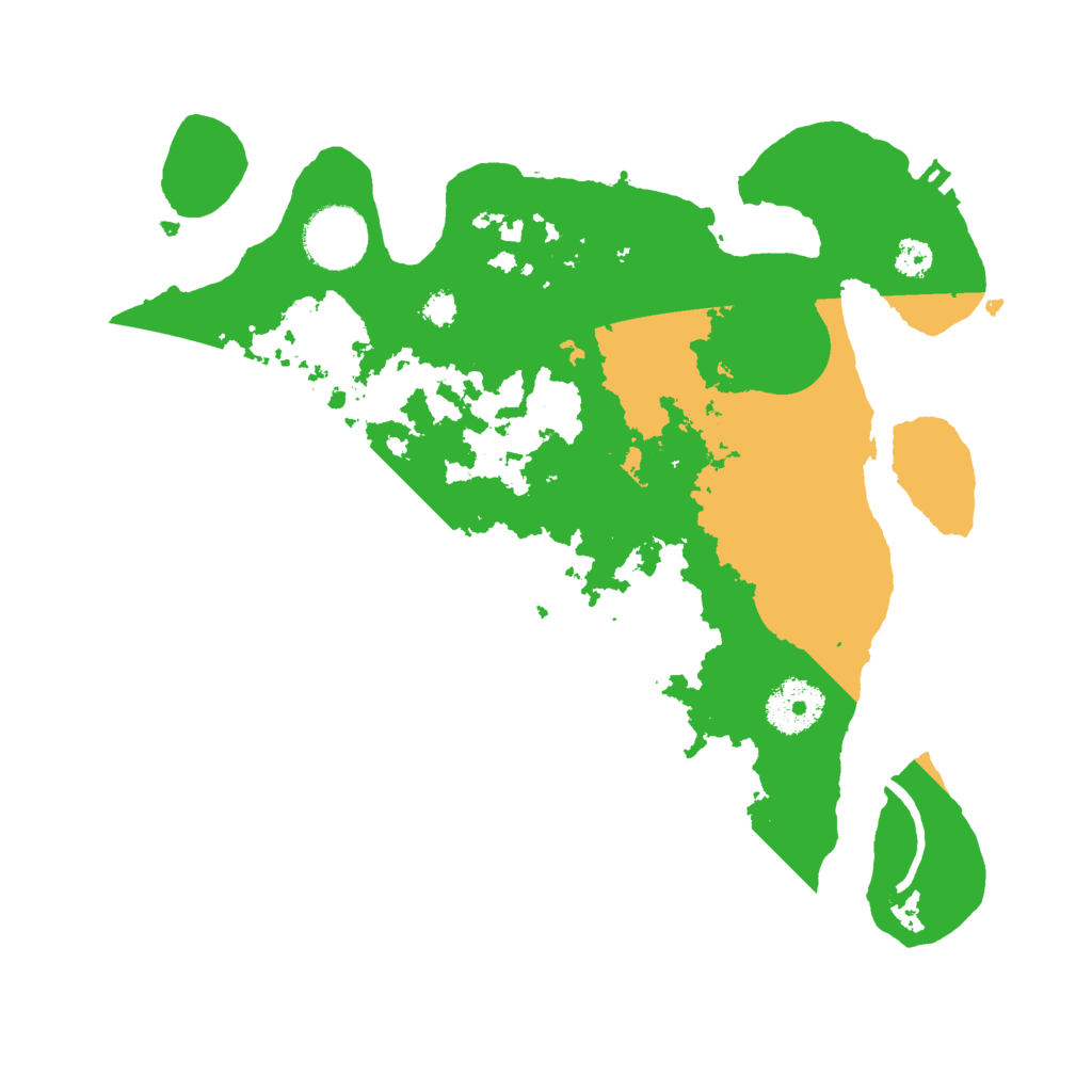 Biome Rust Map: Procedural Map, Size: 3000, Seed: 4499