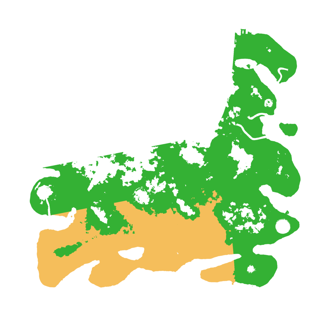 Biome Rust Map: Procedural Map, Size: 3900, Seed: 55873108