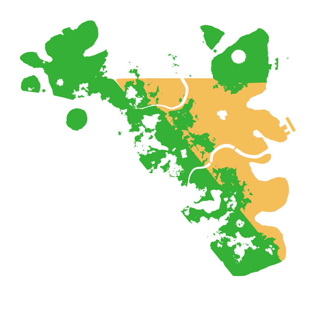 Biome Rust Map: Procedural Map, Size: 4000, Seed: 1247696611