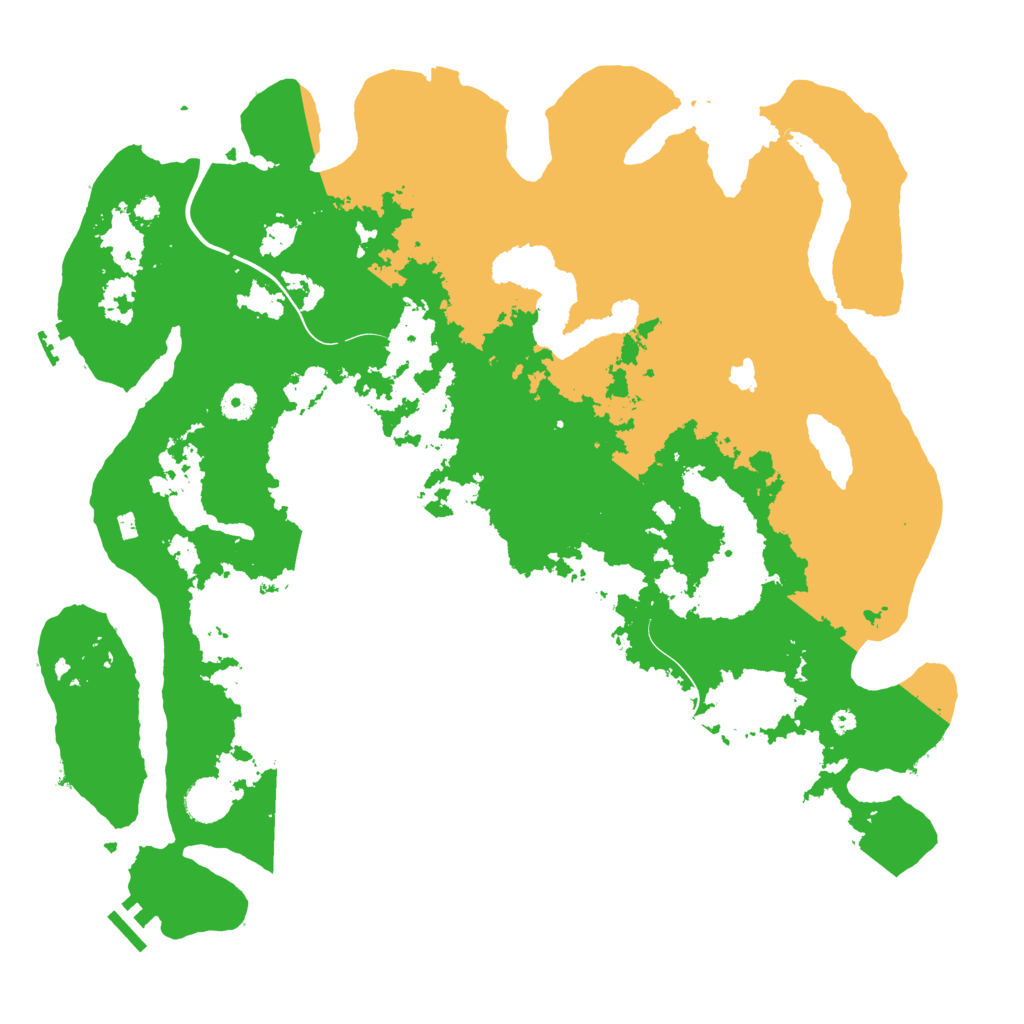 Biome Rust Map: Procedural Map, Size: 4250, Seed: 277125210