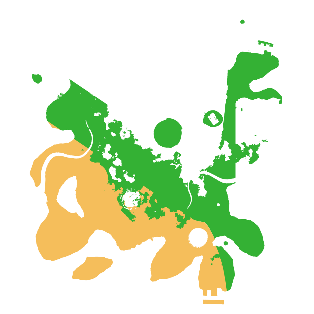 Biome Rust Map: Procedural Map, Size: 3000, Seed: 17035