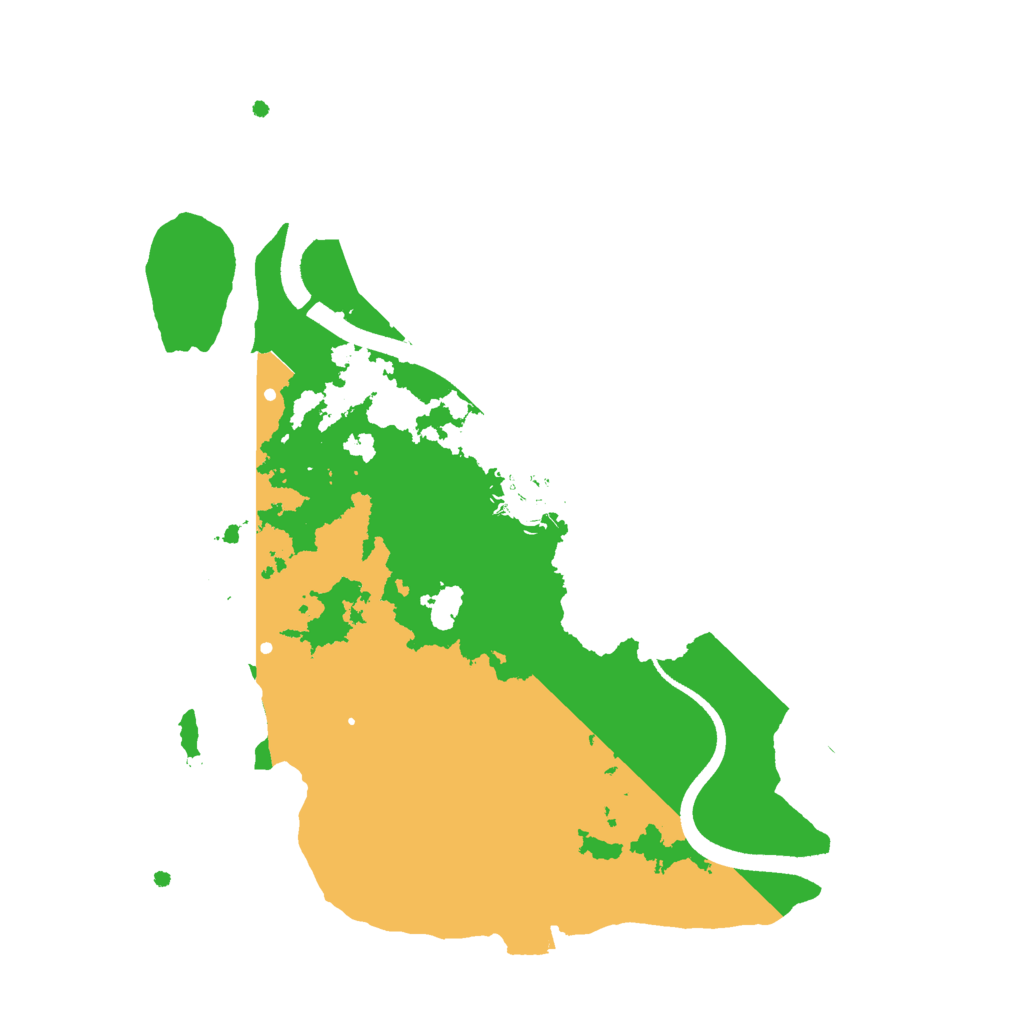Biome Rust Map: Procedural Map, Size: 2500, Seed: 1611243239