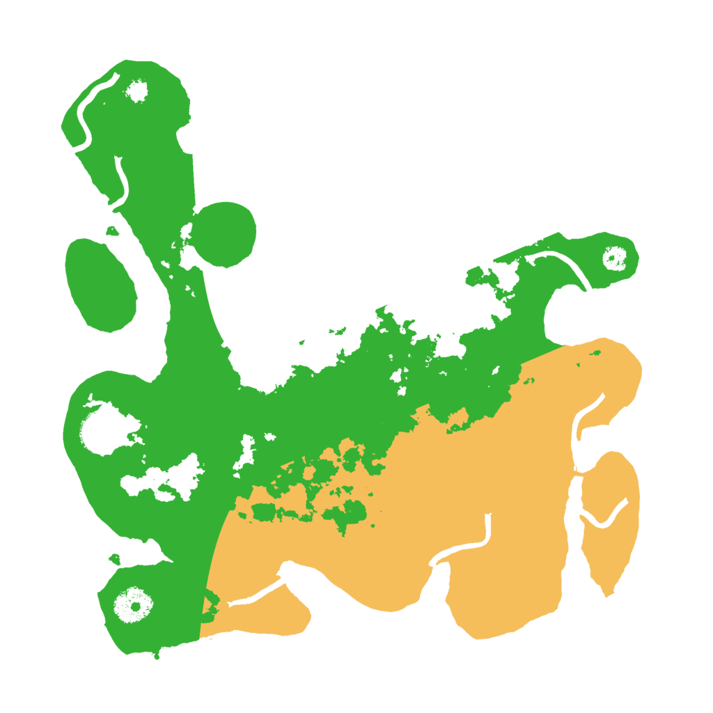 Biome Rust Map: Procedural Map, Size: 3000, Seed: 25089