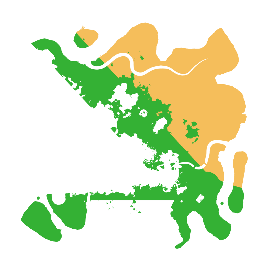 Biome Rust Map: Procedural Map, Size: 3500, Seed: 798888794