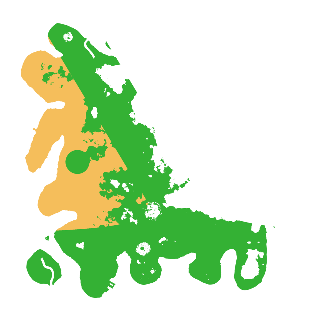 Biome Rust Map: Procedural Map, Size: 3500, Seed: 597353609
