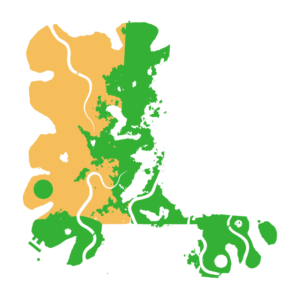 Biome Rust Map: Procedural Map, Size: 4096, Seed: 1564507507