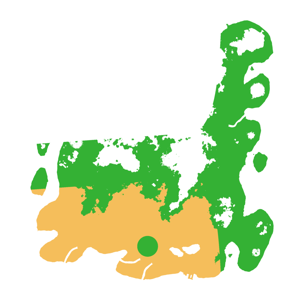 Biome Rust Map: Procedural Map, Size: 3850, Seed: 1193290