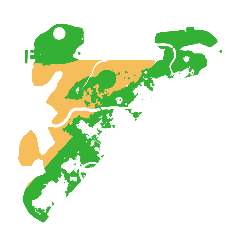 Biome Rust Map: Procedural Map, Size: 3500, Seed: 1429867260