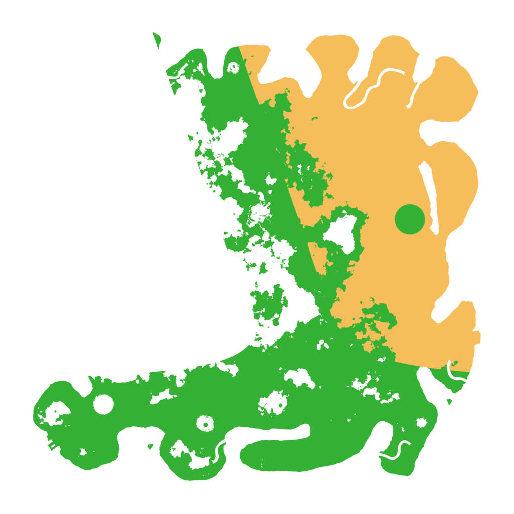 Biome Rust Map: Procedural Map, Size: 4500, Seed: 1870240516