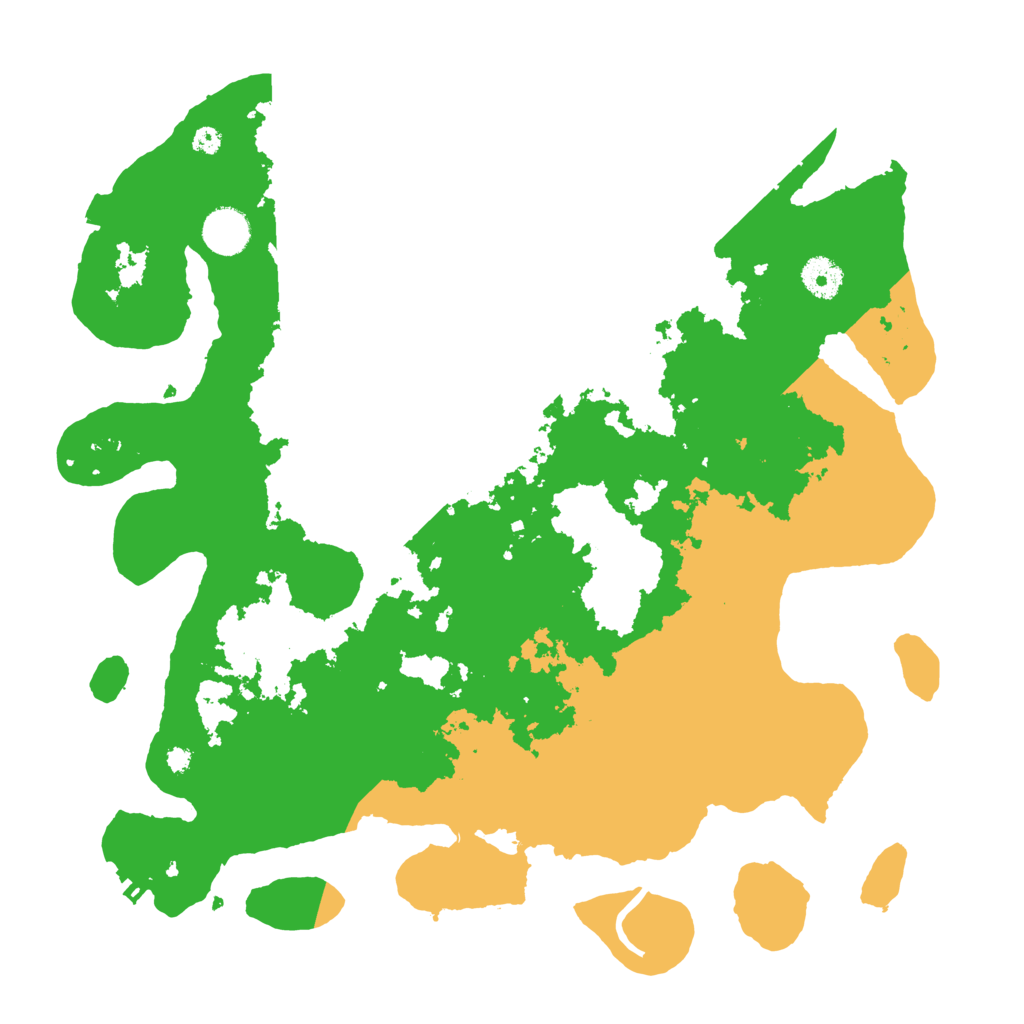 Biome Rust Map: Procedural Map, Size: 3800, Seed: 14260545