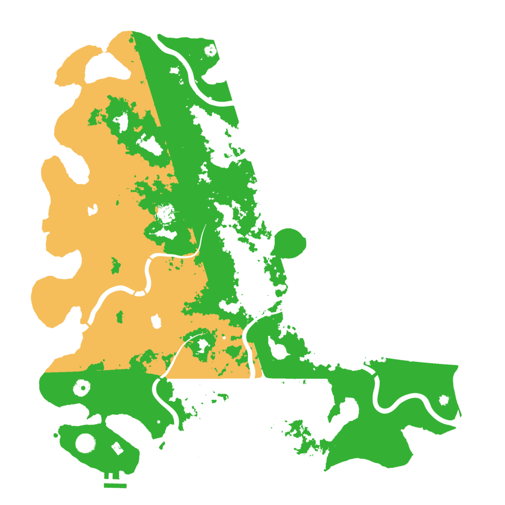 Biome Rust Map: Procedural Map, Size: 4500, Seed: 1909805147