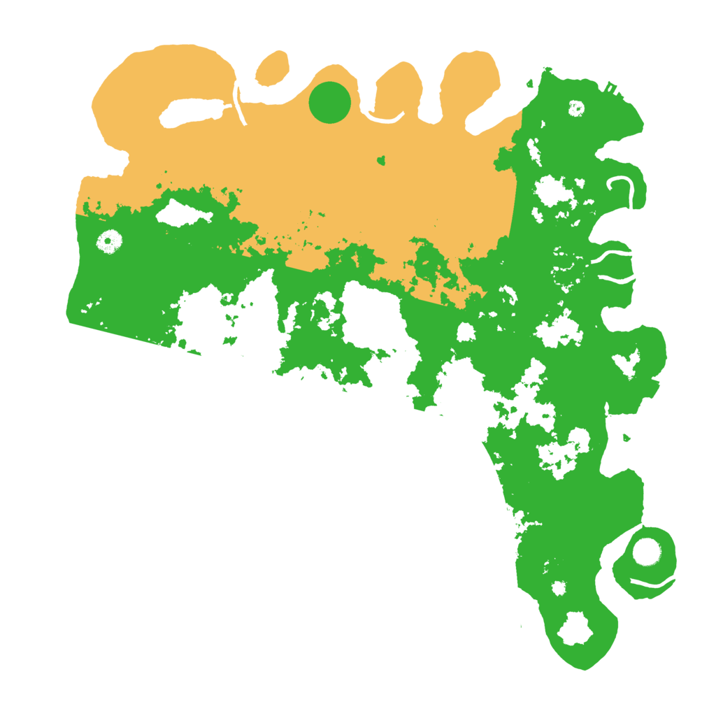 Biome Rust Map: Procedural Map, Size: 4500, Seed: 732293479