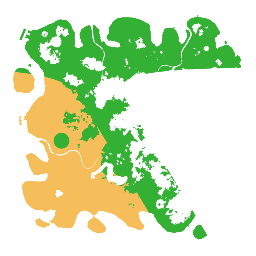 Biome Rust Map: Procedural Map, Size: 4300, Seed: 466044289