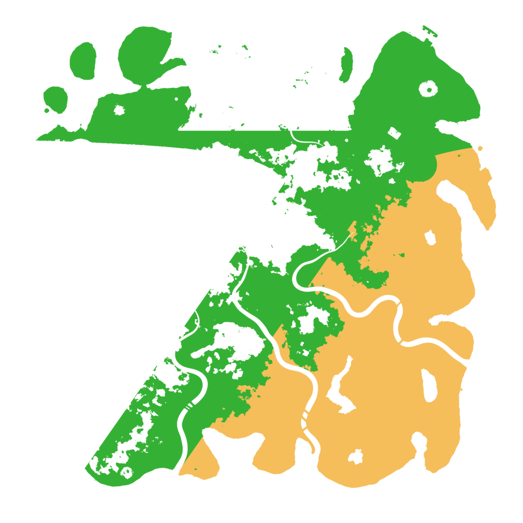 Biome Rust Map: Procedural Map, Size: 4500, Seed: 1297536306