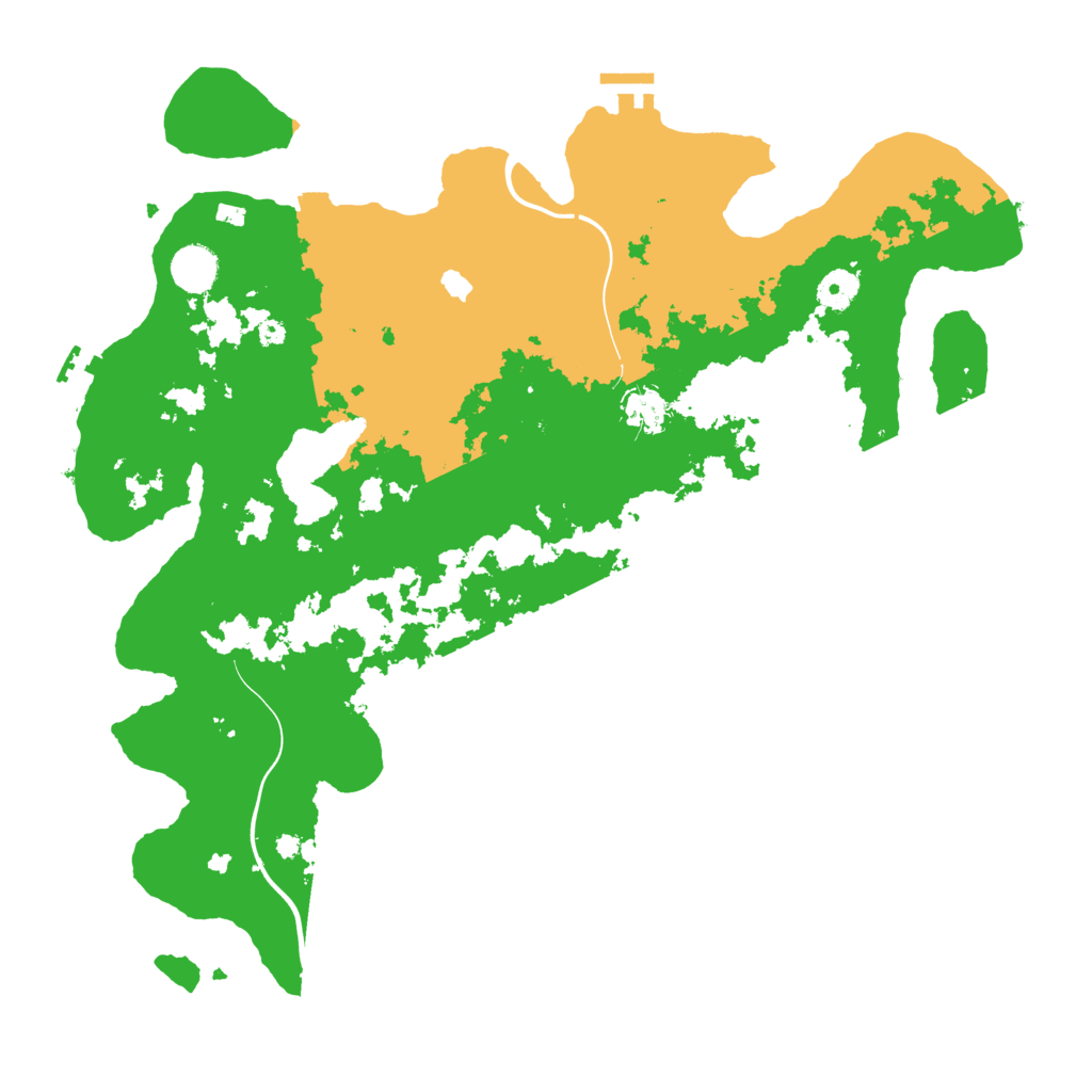 Biome Rust Map: Procedural Map, Size: 4100, Seed: 81036743
