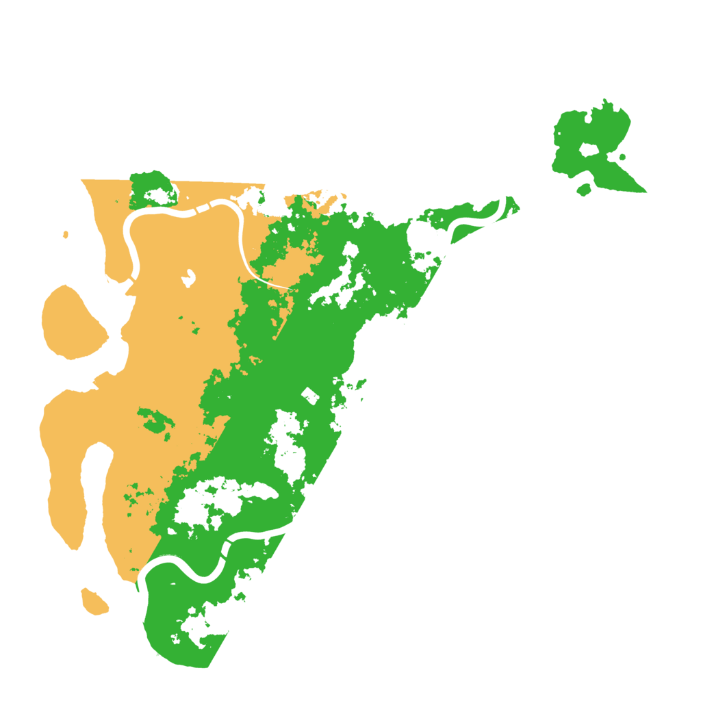 Biome Rust Map: Procedural Map, Size: 4400, Seed: 24496093