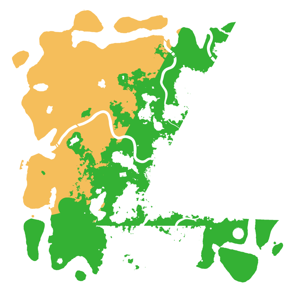 Biome Rust Map: Procedural Map, Size: 4700, Seed: 71261