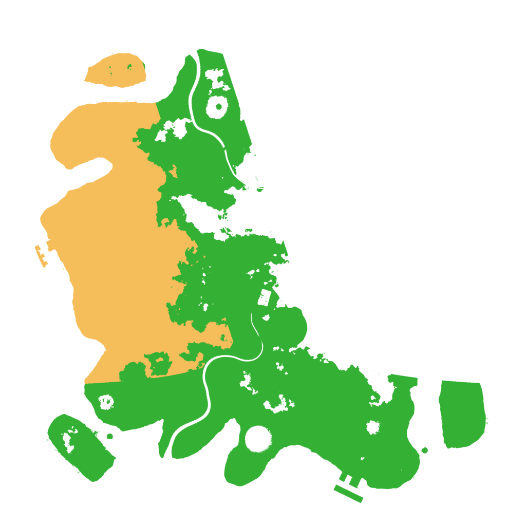 Biome Rust Map: Procedural Map, Size: 3500, Seed: 641633588