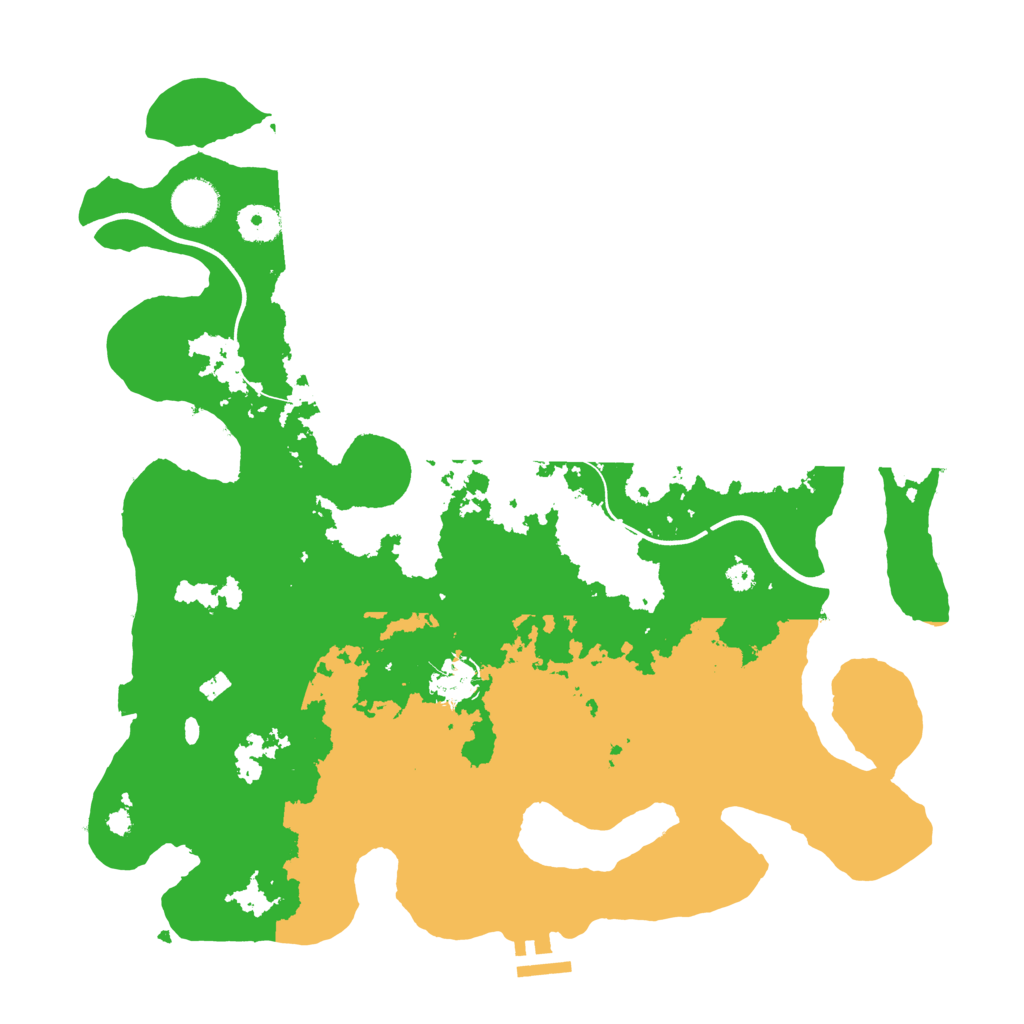 Biome Rust Map: Procedural Map, Size: 3800, Seed: 881731