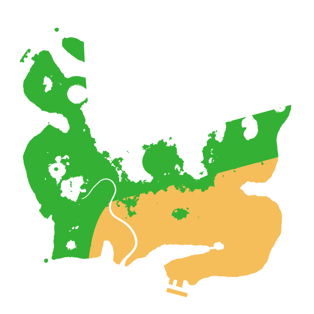 Biome Rust Map: Procedural Map, Size: 3000, Seed: 482455