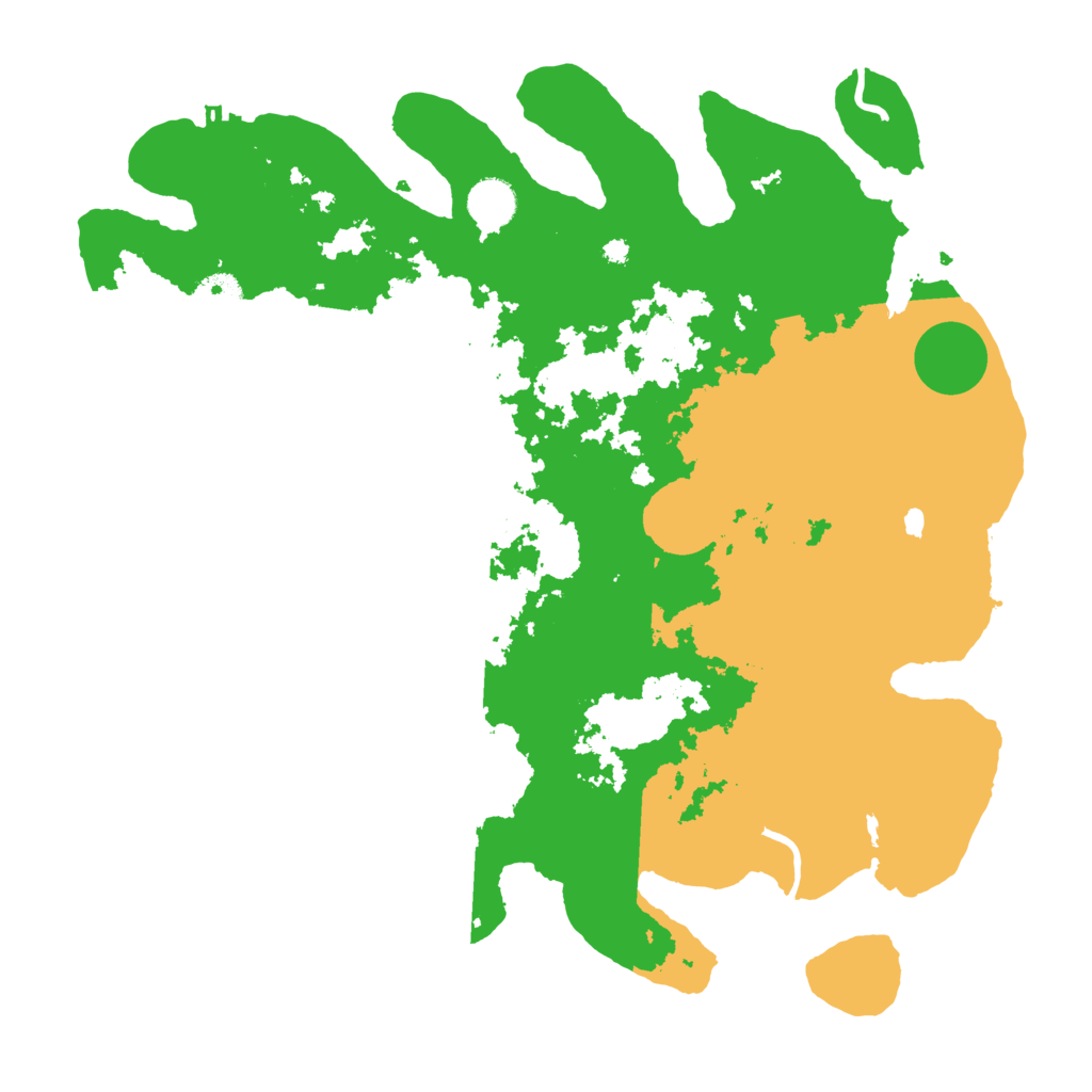 Biome Rust Map: Procedural Map, Size: 3950, Seed: 64879978