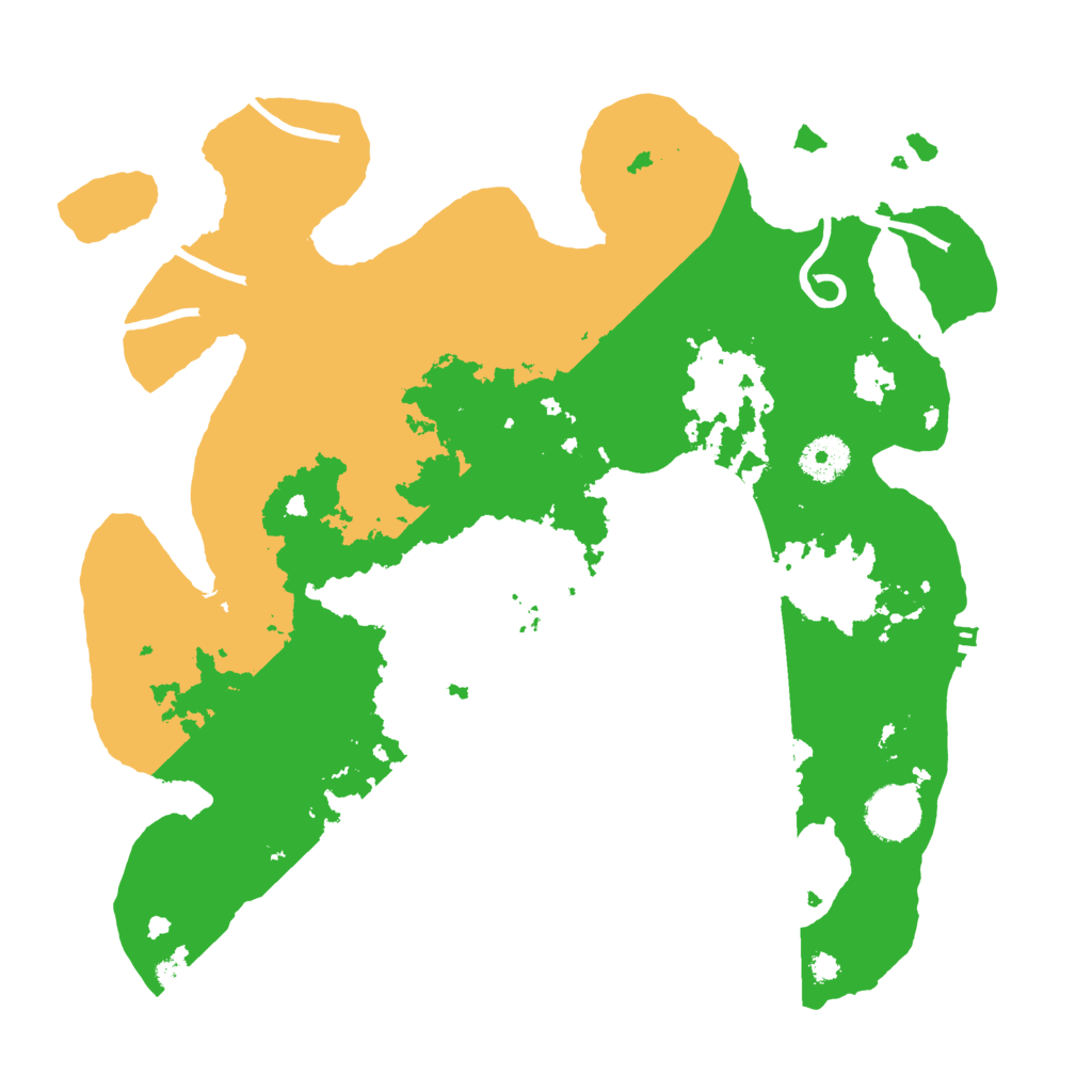 Biome Rust Map: Procedural Map, Size: 3500, Seed: 453412313