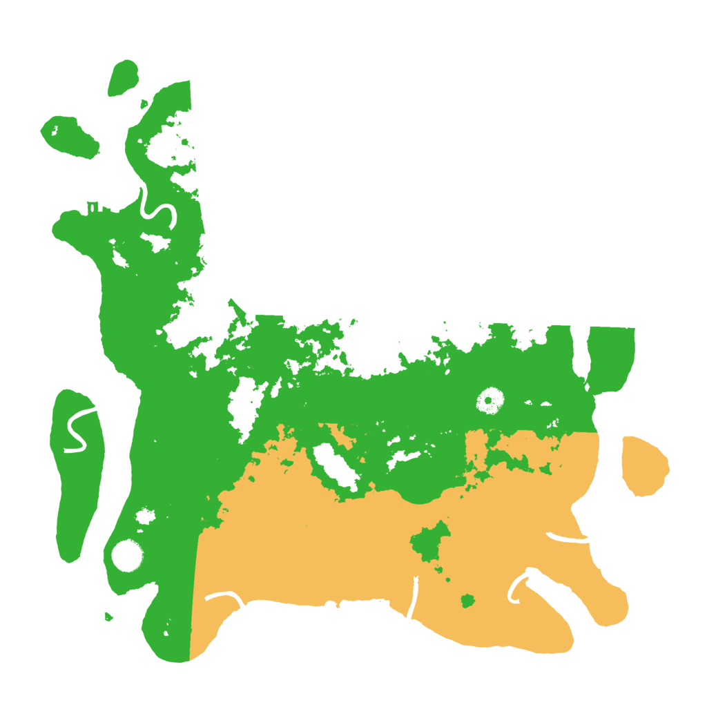 Biome Rust Map: Procedural Map, Size: 4000, Seed: 1814892246