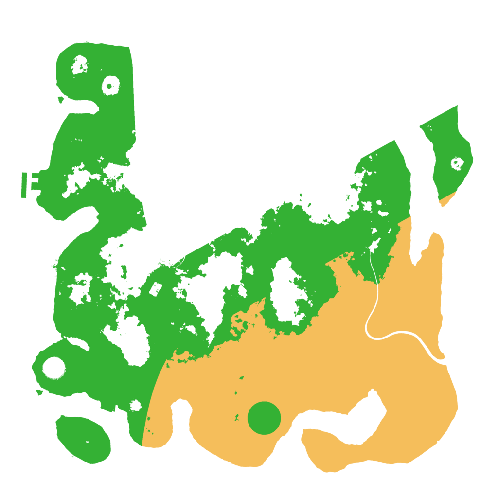 Biome Rust Map: Procedural Map, Size: 3950, Seed: 19591274